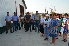 Opening of a barn in Petropavlovka