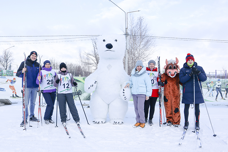 В «ЭкоНиве» определили лучших лыжников