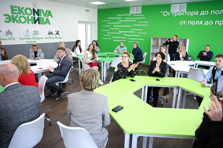 «ЭкоНива» открыла специализированную лекционную аудиторию в Калужском филиале Тимирязевской академии