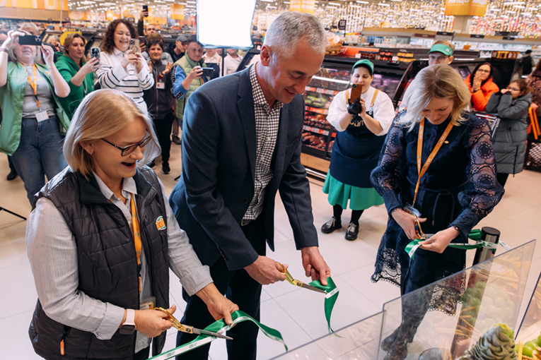 EkoNiva opens a branded area at a partner retail chain